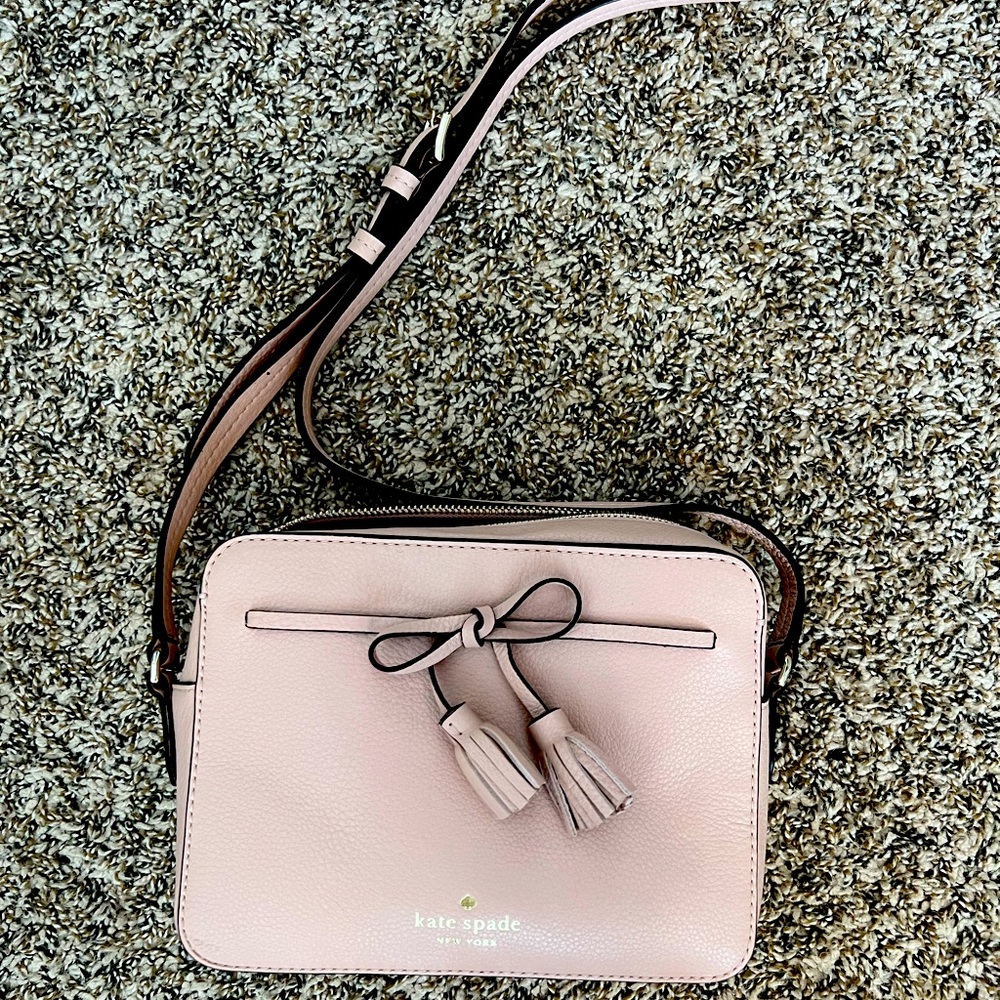 Light pink Kate Spade leather purse